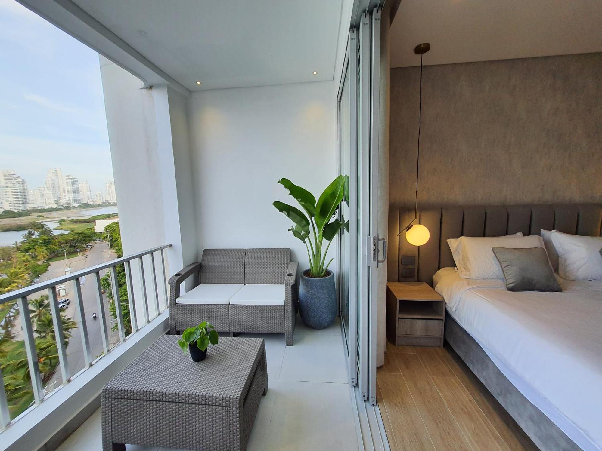 Moderna Con Balcon Y Vista Al Y Al Mar Apartment